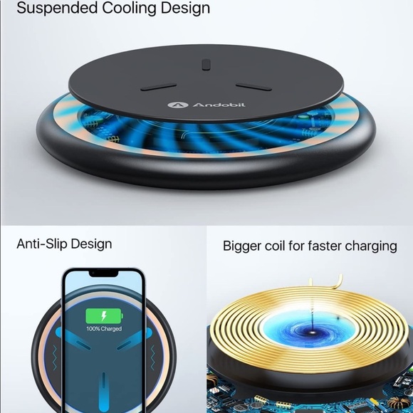 Wireless charger TS06 fast charger - Picture 3 of 10